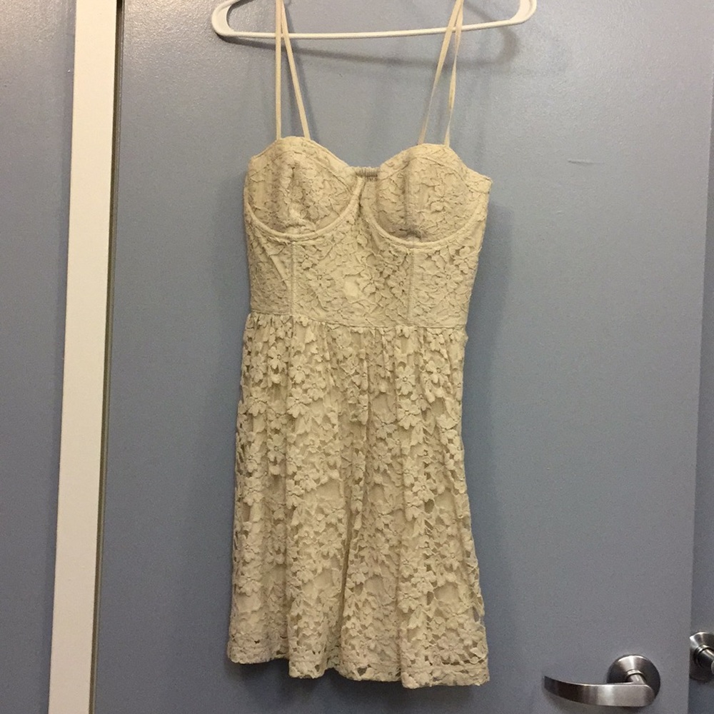 Lace bustier dress